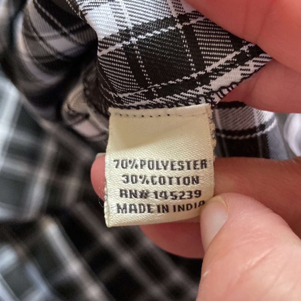 Sim & Sam Plaid Wrap Style Skirt - Picture 5 of 6